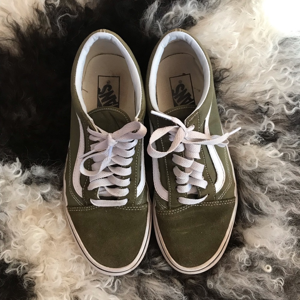 Old Skool Vans - Winter Moss